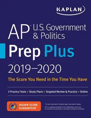 AP U.S. Government & Politics Prep Plus 2019-2020: 3 gyakorló teszt + tanulási tervek + célzott áttekintés és gyakorlás + Online - AP U.S. Government & Politics Prep Plus 2019-2020: 3 Practice Tests + Study Plans + Targeted Review & Practice + Online