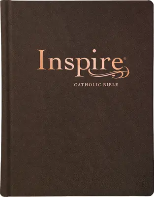 Inspire katolikus Biblia NLT (Leatherlike, Leatherlike, Dark Brown): The Bible for Coloring & Creative Journaling - Inspire Catholic Bible NLT (Leatherlike, Dark Brown): The Bible for Coloring & Creative Journaling