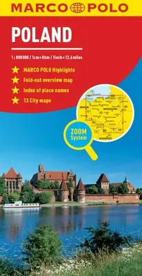 Lengyelország Marco Polo térkép - Poland Marco Polo Map