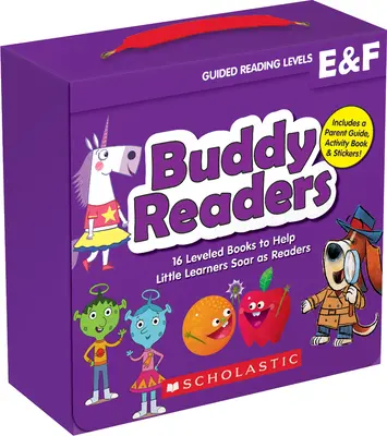 Buddy Readers: szintek (szülői csomag): 16 szinteltolásos könyv, hogy a kis tanulók olvasóként szárnyalhassanak. - Buddy Readers: Levels E & F (Parent Pack): 16 Leveled Books to Help Little Learners Soar as Readers