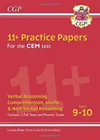 11+ CEM gyakorlófüzetek - 9-10 éves korig (szülői útmutatóval és online kiadással) - 11+ CEM Practice Papers - Ages 9-10 (with Parents' Guide & Online Edition)
