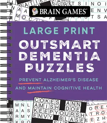 Brain Games - Large Print Outsmart Dementia Puzzles: Megelőzni az Alzheimer-kórt és fenntartani a kognitív egészséget - Brain Games - Large Print Outsmart Dementia Puzzles: Prevent Alzheimer's Disease and Maintain Cognitive Health