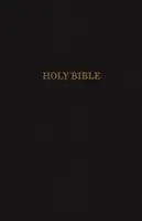 KJV, vékonyvonalas referencia Biblia, kötött bőr, fekete, piros betűs kiadás - KJV, Thinline Reference Bible, Bonded Leather, Black, Red Letter Edition