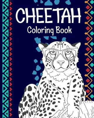 Gepárd színezőkönyv - Cheetah Coloring Book