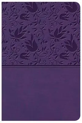 KJV Large Print Compact Reference Bible (Nagyméretű kompakt referencia Biblia), Purple Leathertouch (Bíbor bőrkontúr) - KJV Large Print Compact Reference Bible, Purple Leathertouch