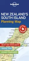 Lonely Planet Új-Zéland déli szigete tervezési térkép 1 - Lonely Planet New Zealand's South Island Planning Map 1