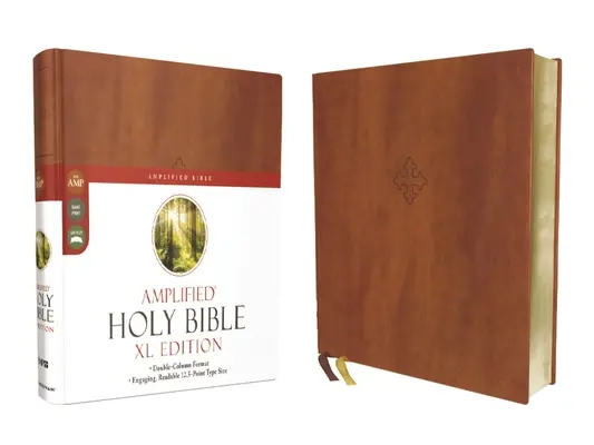 Amplified Holy Bible, XL kiadás, bőrpuha, barna - Amplified Holy Bible, XL Edition, Leathersoft, Brown