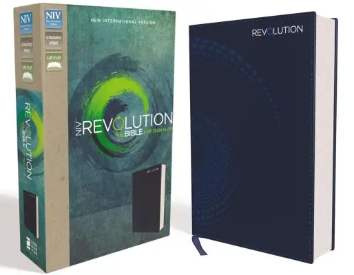 NIV, Forradalmi Biblia, műbőr, kék: The Bible for Teen Guys - NIV, Revolution Bible, Imitation Leather, Blue: The Bible for Teen Guys