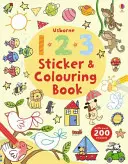 123 matrica- és kifestőkönyv - 123 Sticker and Colouring book