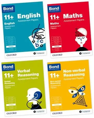 Bond 11+: Angol, matematika, nem verbális érvelés, verbális érvelés: Assessment Papers - 7-8 évfolyam Bundle - Bond 11+: English, Maths, Non-verbal Reasoning, Verbal Reasoning: Assessment Papers - 7-8 years Bundle