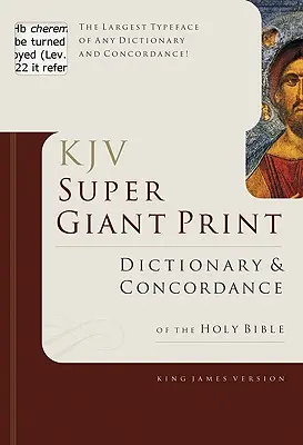 Szuper óriás nyomtatott bibliai szótár és konkordancia - Super Giant Print Bible Dictionary and Concordance