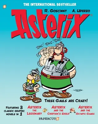 Asterix Omnibusz #4: Asterix, a légiós, Asterix és a törzsfőnök pajzsa, valamint Asterix és az olimpiai játékok gyűjteménye. - Asterix Omnibus #4: Collects Asterix the Legionary, Asterix and the Chieftain's Shield, and Asterix and the Olympic Games