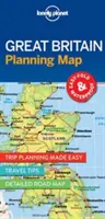 Lonely Planet Nagy-Britannia tervezési térkép 1 - Lonely Planet Great Britain Planning Map 1