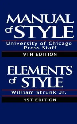 The Chicago Manual of Style & The Elements of Style, speciális kiadás - The Chicago Manual of Style & The Elements of Style, Special Edition