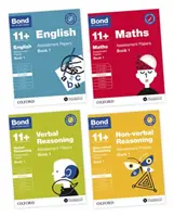 Bond 11+ angol, matematika, szóbeli érvelés, nem szóbeli érvelés: Assessment Papers - 9-10 Yrs Bundle (9-10 évesek csomagja) - Bond 11+ English, Maths, Verbal Reasoning, Non Verbal Reasoning: Assessment Papers - 9-10 Yrs Bundle