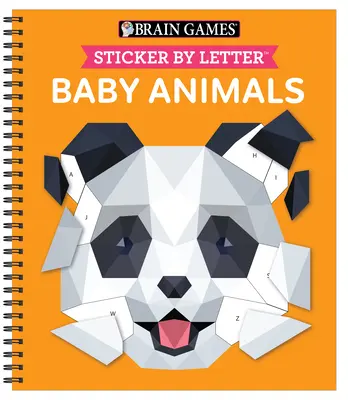 Agyjátékok - Matrica betű szerint: Állatok: Baby Állatok - Brain Games - Sticker by Letter: Baby Animals