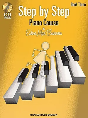 Step by Step zongoratanfolyam - 3. könyv online hanganyaggal - Step by Step Piano Course - Book 3 with Online Audio