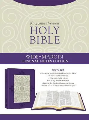 Szent Biblia: Széles margójú személyes jegyzetek kiadás [levendula Plume] - Holy Bible: Wide-Margin Personal Notes Edition [lavender Plume]