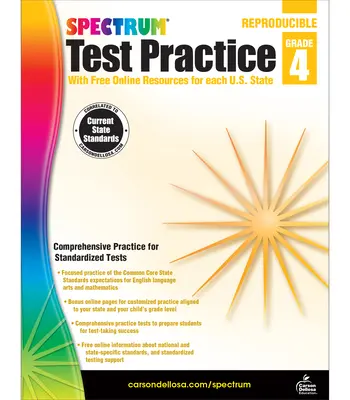 Spectrum tesztgyakorlat, 4. osztály - Spectrum Test Practice, Grade 4