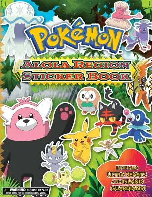 Pokmon Alola régió matricás könyv - Pokmon Alola Region Sticker Book