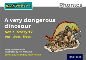 Read Write Inc. Phonics: A Very Dangerous Dinosaur - Szürke készlet 7. mesekönyv 12. A Very Dangerous Dinosaur (Egy nagyon veszélyes dinoszaurusz) - Read Write Inc. Phonics: Grey Set 7 Storybook 12 A Very Dangerous Dinosaur