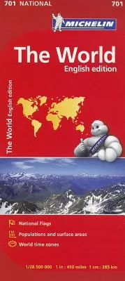 Michelin a világ országos térképe - Michelin the World National Map