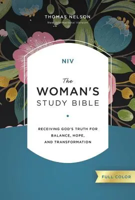 NIV, a Női Tanulmányi Biblia, keményfedeles, színes: Isten igazságának befogadása az egyensúlyért, a reményért és az átalakulásért - NIV, the Woman's Study Bible, Hardcover, Full-Color: Receiving God's Truth for Balance, Hope, and Transformation