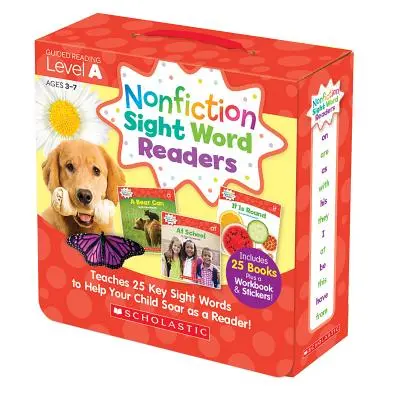 Nonfiction Sight Word Readers: Guided Reading Level a (Parent Pack): Tanít 25 kulcsfontosságú látószót, hogy gyermeke olvasóként szárnyalhasson! - Nonfiction Sight Word Readers: Guided Reading Level a (Parent Pack): Teaches 25 Key Sight Words to Help Your Child Soar as a Reader!