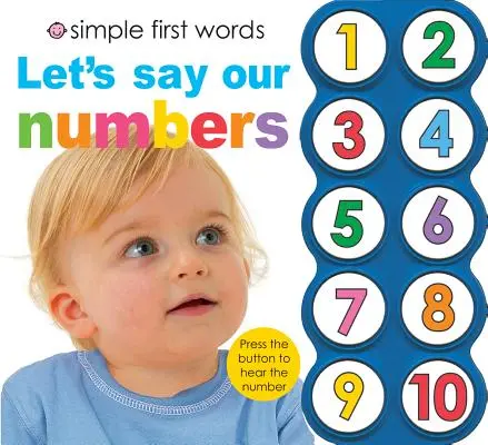 Egyszerű első szavak Mondjuk ki a számainkat - Simple First Words Let's Say Our Numbers