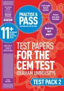 Practise and Pass 11+ CEM tesztlapok - Test Pack 2 - Practise and Pass 11+ CEM Test Papers - Test Pack 2