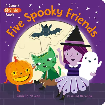 Öt kísérteties barát: A Count & Slide Book - Five Spooky Friends: A Count & Slide Book