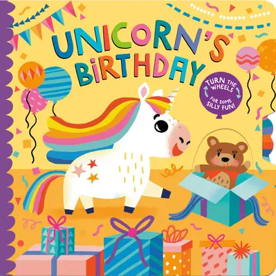 Egyszarvú születésnapja: Forgasd a kerekeket egy kis bolondos mókáért! - Unicorn's Birthday: Turn the Wheels for Some Silly Fun!