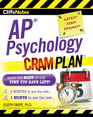 CliffsNotes AP pszichológia magolóterv - CliffsNotes AP Psychology Cram Plan