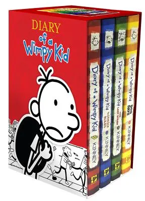 A Wimpy Kid naplója 1-4. könyvcsomag Felülvizsgált kiadásban - Diary of a Wimpy Kid Box of Books 1-4 Revised