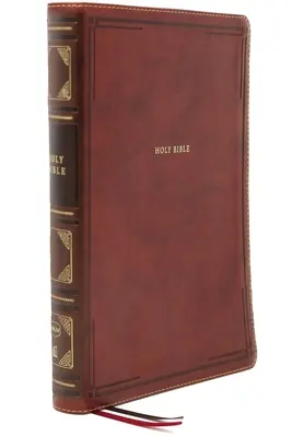 Nkjv, Thinline Bible, Large Print, Leathersoft, Brown, Thumb Indexed, Comfort Print: Szent Biblia, New King James Version - Nkjv, Thinline Bible, Large Print, Leathersoft, Brown, Thumb Indexed, Comfort Print: Holy Bible, New King James Version