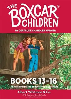 A dobozkocsis gyerekek rejtélyei dobozos készlet #13-16 - The Boxcar Children Mysteries Boxed Set #13-16