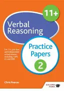 11+ Verbal Reasoning Practice Papers 2 - A 11+, az elővizsga és a független iskolai vizsgákhoz, beleértve a CEM, GL és ISEB vizsgákat is. - 11+ Verbal Reasoning Practice Papers 2 - For 11+, pre-test and independent school exams including CEM, GL and ISEB