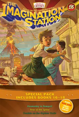 Imagination Station Könyvek 3 részes csomag: A végítélet napja Pompejiben / A lándzsától való félelemben / Baj az árvavonaton - Imagination Station Books 3-Pack: Doomsday in Pompeii / In Fear of the Spear / Trouble on the Orphan Train