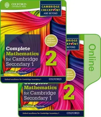 Complete Mathematics for Cambridge Lower Secondary 2. könyv: nyomtatott és online tanulói könyv - Complete Mathematics for Cambridge Lower Secondary Book 2: Print and Online Student Book