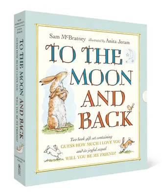 A Holdig és vissza: Guess How Much I Love You és Will You Be My Friend? Beadványcsomagolás - To the Moon and Back: Guess How Much I Love You and Will You Be My Friend? Slipcase