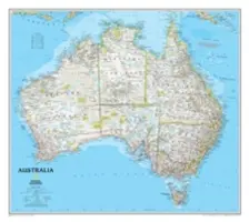 National Geographic: (30.25 X 27 hüvelyk) - National Geographic: Australia Classic Wall Map (30.25 X 27 Inches)