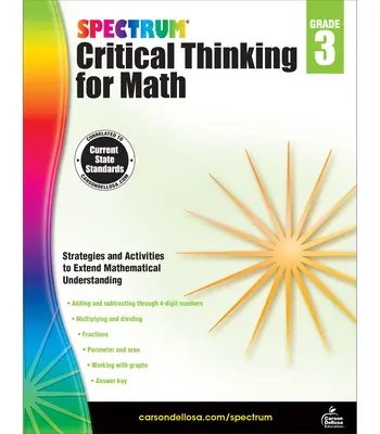 Spectrum Critical Thinking for Math, 3. osztály - Spectrum Critical Thinking for Math, Grade 3