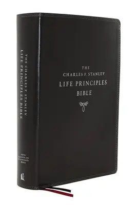 Nasb, Charles F. Stanley Life Principles Bible, 2nd Edition, Leathersoft, Black, Thumb Indexed, Comfort Print: Szent Biblia, New American Standard Bible - Nasb, Charles F. Stanley Life Principles Bible, 2nd Edition, Leathersoft, Black, Thumb Indexed, Comfort Print: Holy Bible, New American Standard Bible