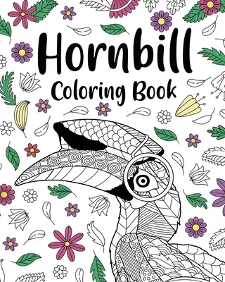 Hornbill színező könyv - Hornbill Coloring Book