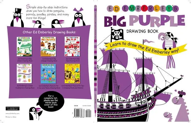 Ed Emberley nagy lila rajzkönyve - Ed Emberley's Big Purple Drawing Book