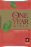 One Year Premium Slimline Bible-NLT-Large Print 10. évfordulója - One Year Premium Slimline Bible-NLT-Large Print 10th Anniversary