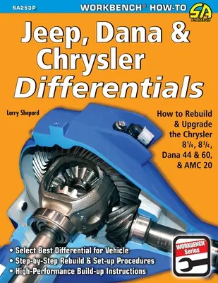 Jeep, Dana & Chrysler differenciálművek: Hogyan építsük át a 8-1/4, 8-3/4, Dana 44 & 60 és AMC 20 dízelmotorokat? - Jeep, Dana & Chrysler Differentials: How to Rebuild the 8-1/4, 8-3/4, Dana 44 & 60 & AMC 20