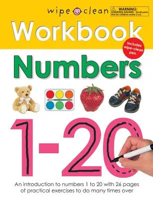 Törölgethető munkafüzet számok 1-20 [Törölgethető tollal] - Wipe Clean Workbook Numbers 1-20 [With Wipe Clean Pen]