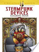 Steampunk eszközök színezőkönyv - Steampunk Devices Coloring Book