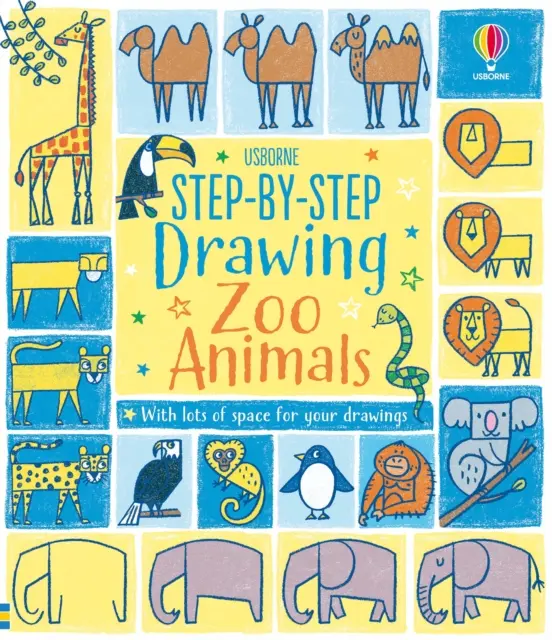 Állatkerti állatok rajzolása lépésről lépésre - Step-by-step Drawing Zoo Animals